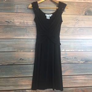 Formal Black Vintage Style Dress Size 4